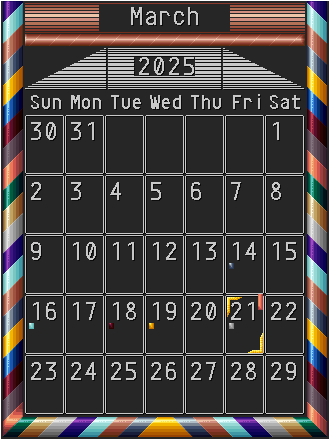 Forged Metal Calendar thumbnail