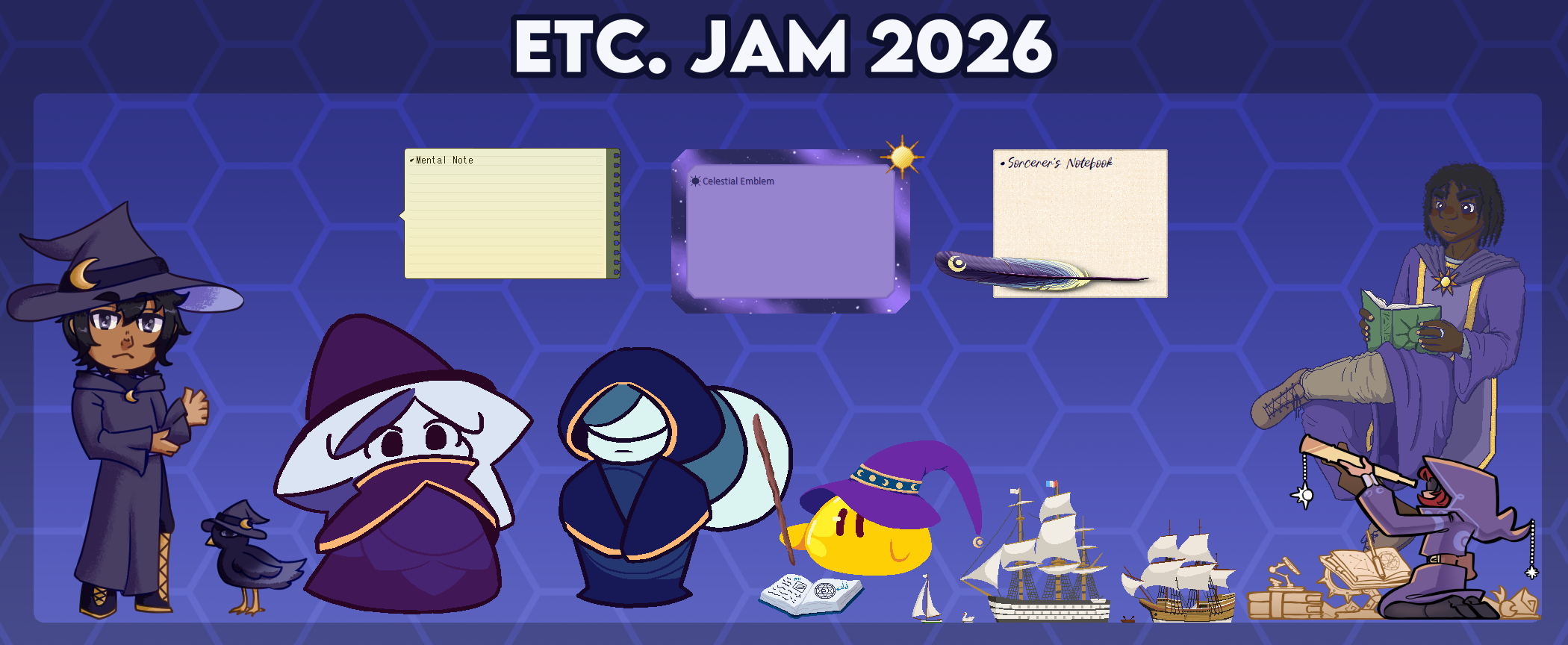 The submitted entries from Etc. Jam 2026.